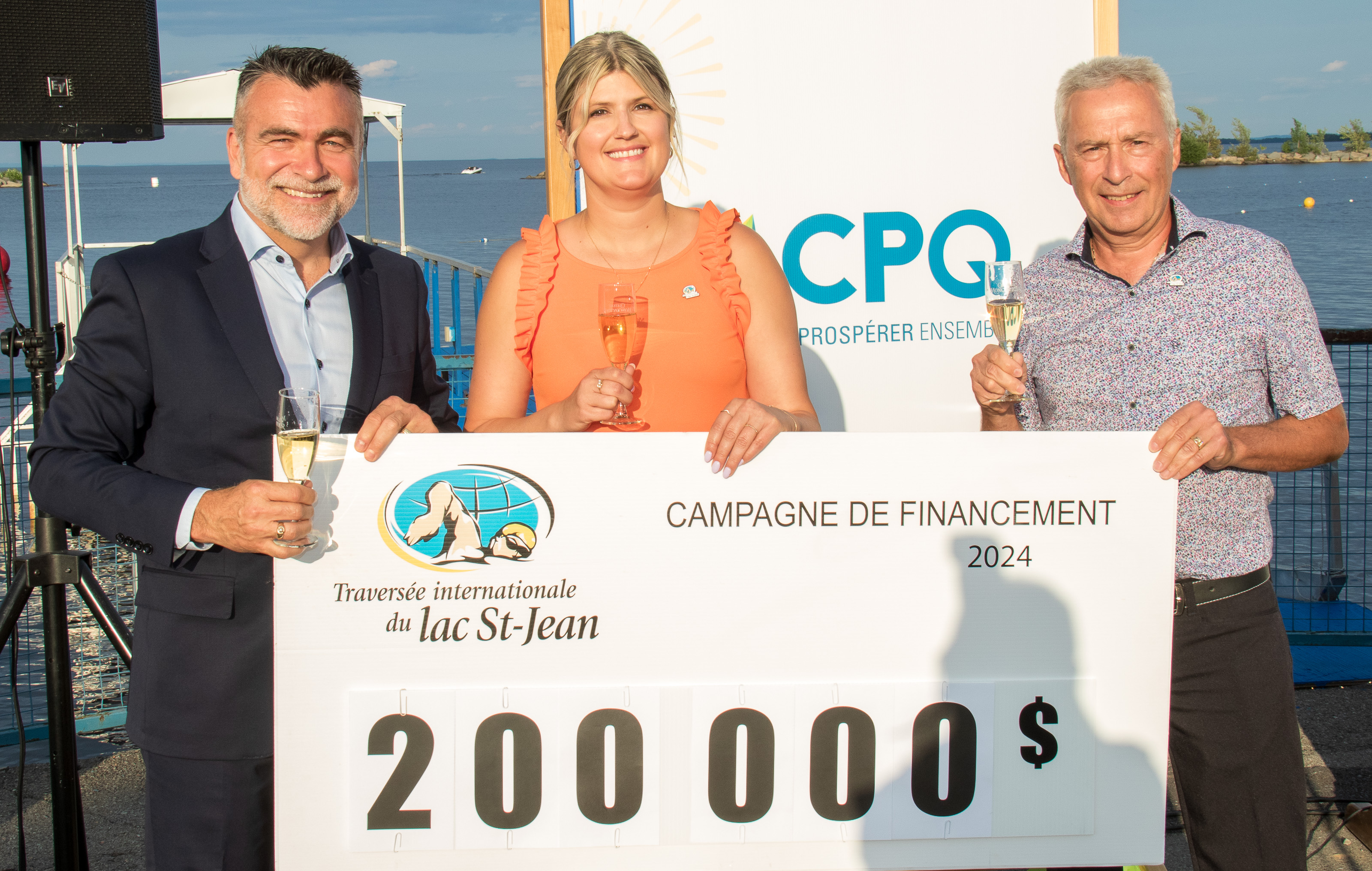 Campagne de financement : Karl Blackburn livre la marchandise - Traversée internationale du lac St-Jean