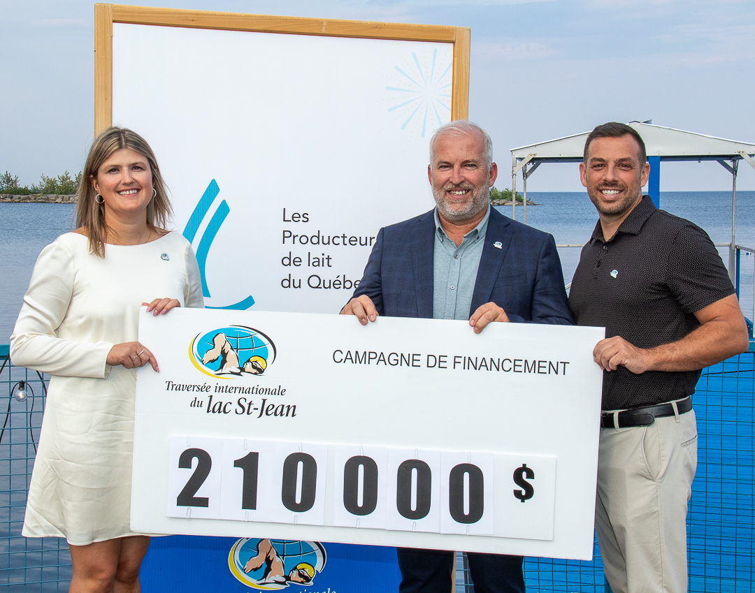 Objectif dépassé avec une récolte de 210 000 $ - Traversée internationale du lac St-Jean